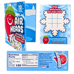 Airheads 12 Assorted Mini Bars with Holiday Sticker Fun 12oz - 12 Pack