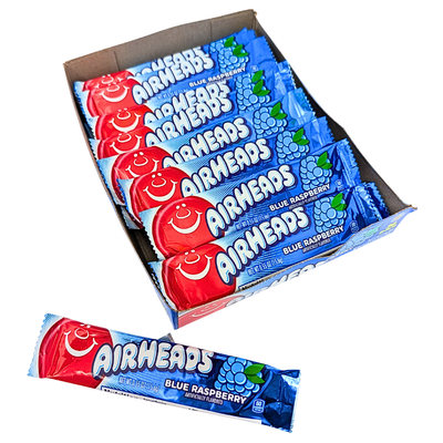 AirHeads Candy Blue Raspberry Taffy - 36 Pack