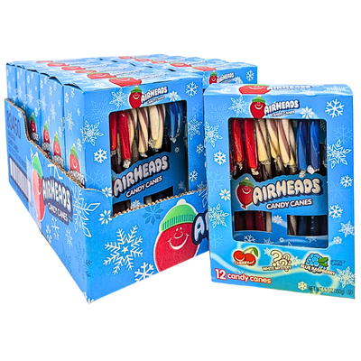 Airheads Candy Canes 12 Pieces - 12 Pack