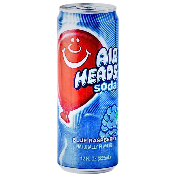 AirHeads Soda Blue Raspberry 12oz - 12 Pack