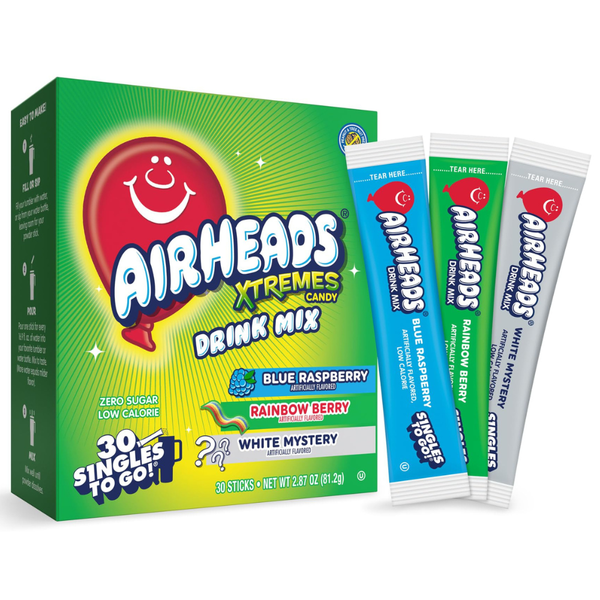 Airheads Xtremes Singles To Go Variety Pack 30 Pack - 6 Pack