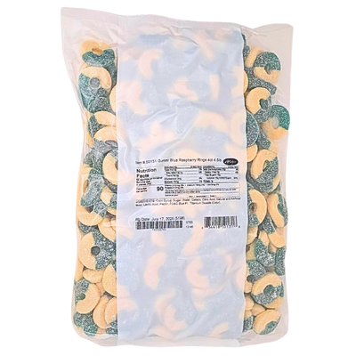 Albanese Gummi Blue Raspberry Rings - 1 Bag