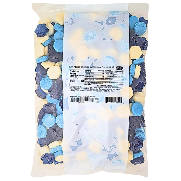 Albanese Christmas Gummi Snowflurries 5lb - 1 Bag