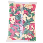 Albanese Christmas Gummi Snowmen & Trees with Snow 4.5lb - 1 bag