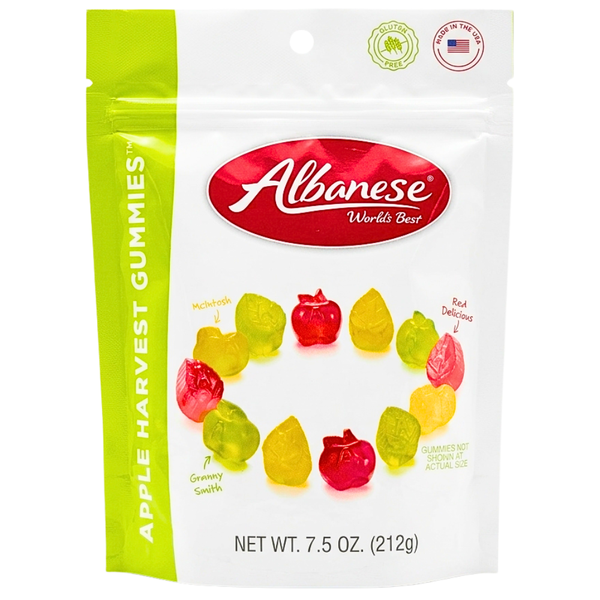 Albanese Halloween Apple Harvest Gummies 7.5oz - 6 Bag