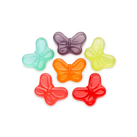 Albanese Mini Butterflies Gummi Candy - 1 Bag - Bulk Candy