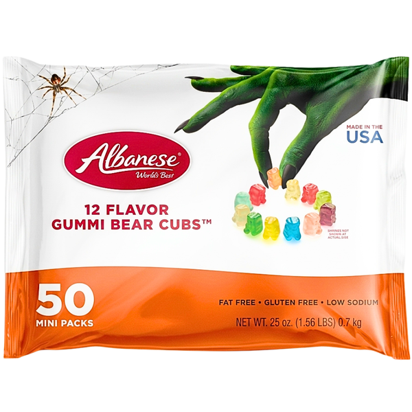 Albenese Halloween 12 Flavor Bears 25oz - 1 Bag