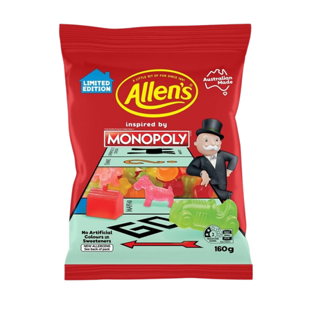 Allen's Monopoly (Australia) - 160g - 12 Pack