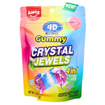 Amos 4D Gummy Crystal Jewels 100g - 12 Pack