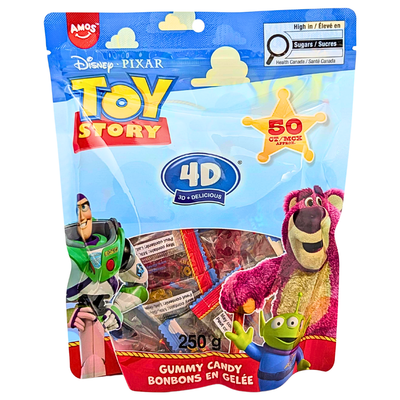 Amos 4D Gummy Toy Story 50ct 250g - 1 Bag