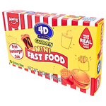 Amos 4D Mini Fast Food Gummy 100g - 12 Pack