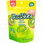 Amos Peelerz Gummy Kiwi 6oz - 12 Pack