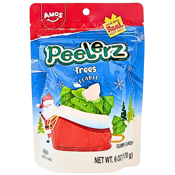 Amos Peelerz Holiday Gummy Trees 6oz - 12 Pack