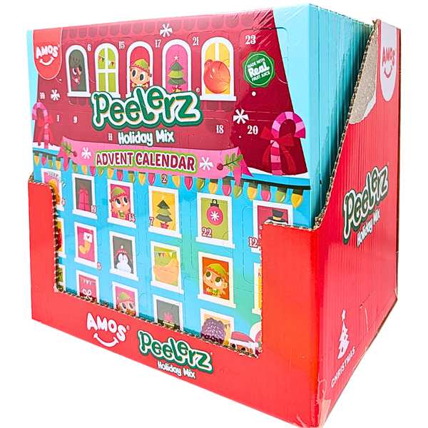 Amos Peelerz Holiday Mix Advent Calendar 4.94oz - 12 Pack