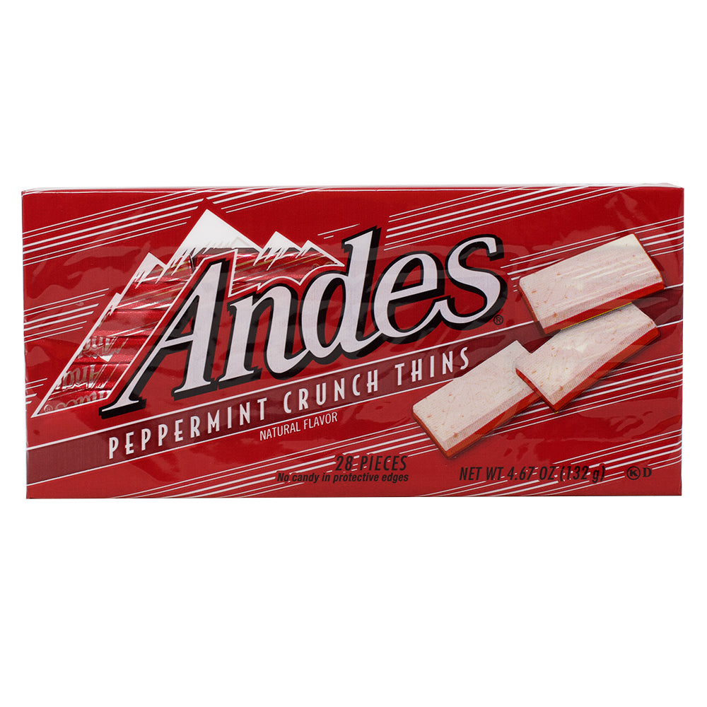 Andes Peppermint Crunch Thins 4.67oz - 12 Pack