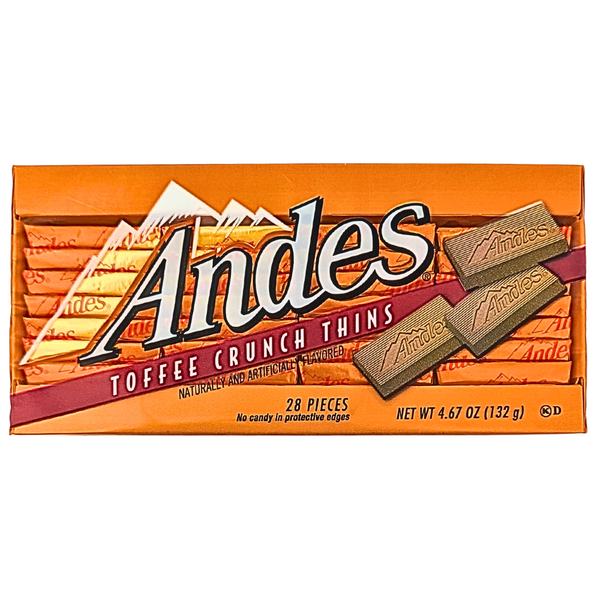 Andes Toffee Crunch Thins 132g - 12 Pack