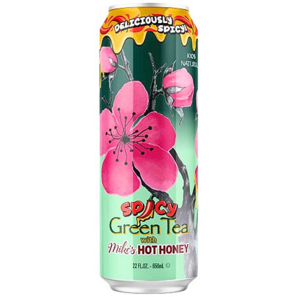 Arizona Spicy Green Tea 22oz - 24 Pack