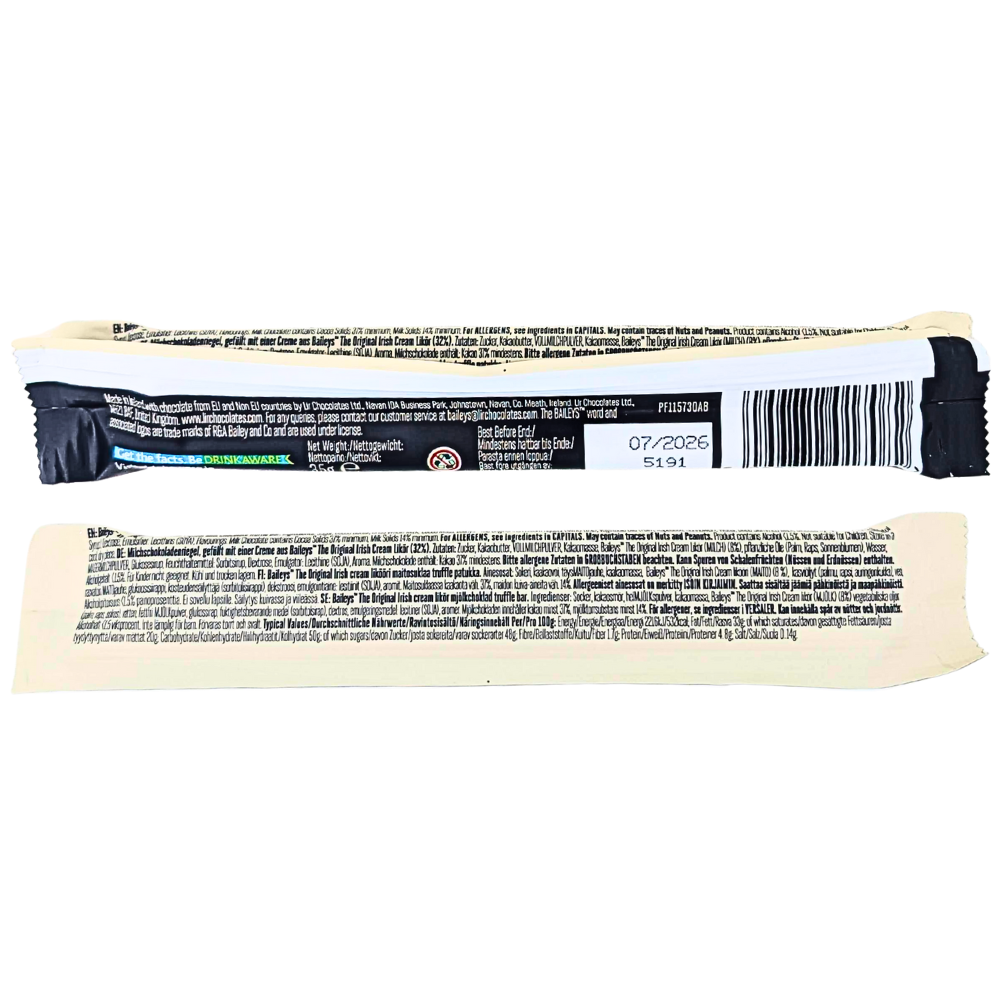 Baileys Chocolate Truffle Bar 35g (UK) - 20 Bars