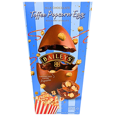 Baileys Popcorn Easter Egg 230g (UK) - 8 Pack