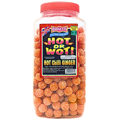 Barnetts Hot or Wot Hot Chili Ginger 3kg (UK) - 1 Tub