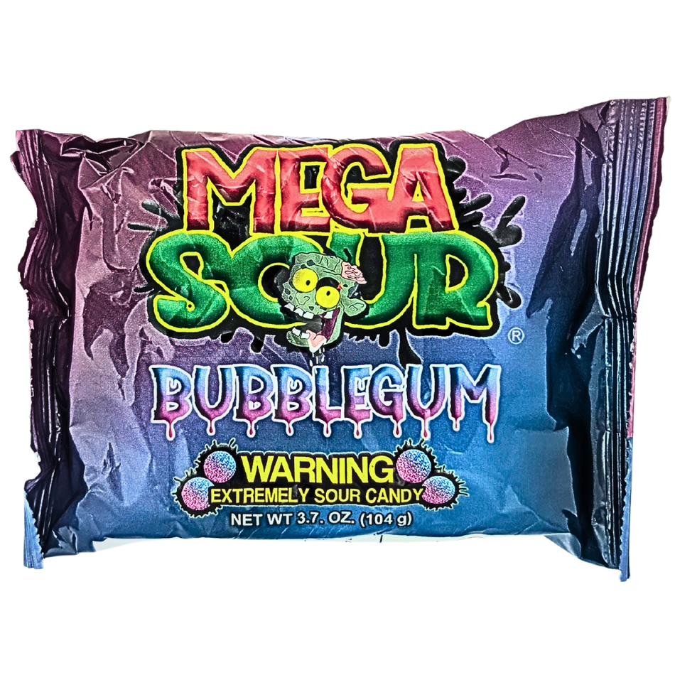 Barnetts Mega Sour Bubblegum 104g (UK) - 12 Pack
