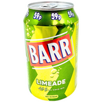 Barr Limeade Soda No Sugar 330mL (UK) - 24 Can
