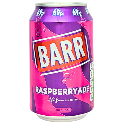 Barr Raspberryade 330mL (UK) - 24 Pack
