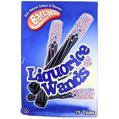 Barratt Liquorice Wands 75ct (UK) - 1 Box