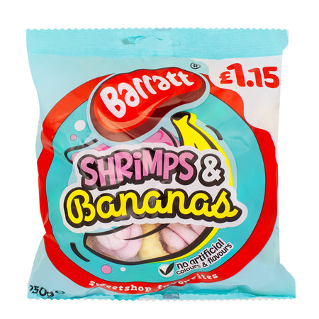 Barratt Shrimps & Bananas (UK) 150g - 12 Pack