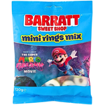 Barratt Super Mario Galaxy Mini Rings Mix 120g (UK) - 12 Pack