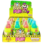 Bazooka Big Baby Pop Mega Sour  32g (UK) - 12 Pack