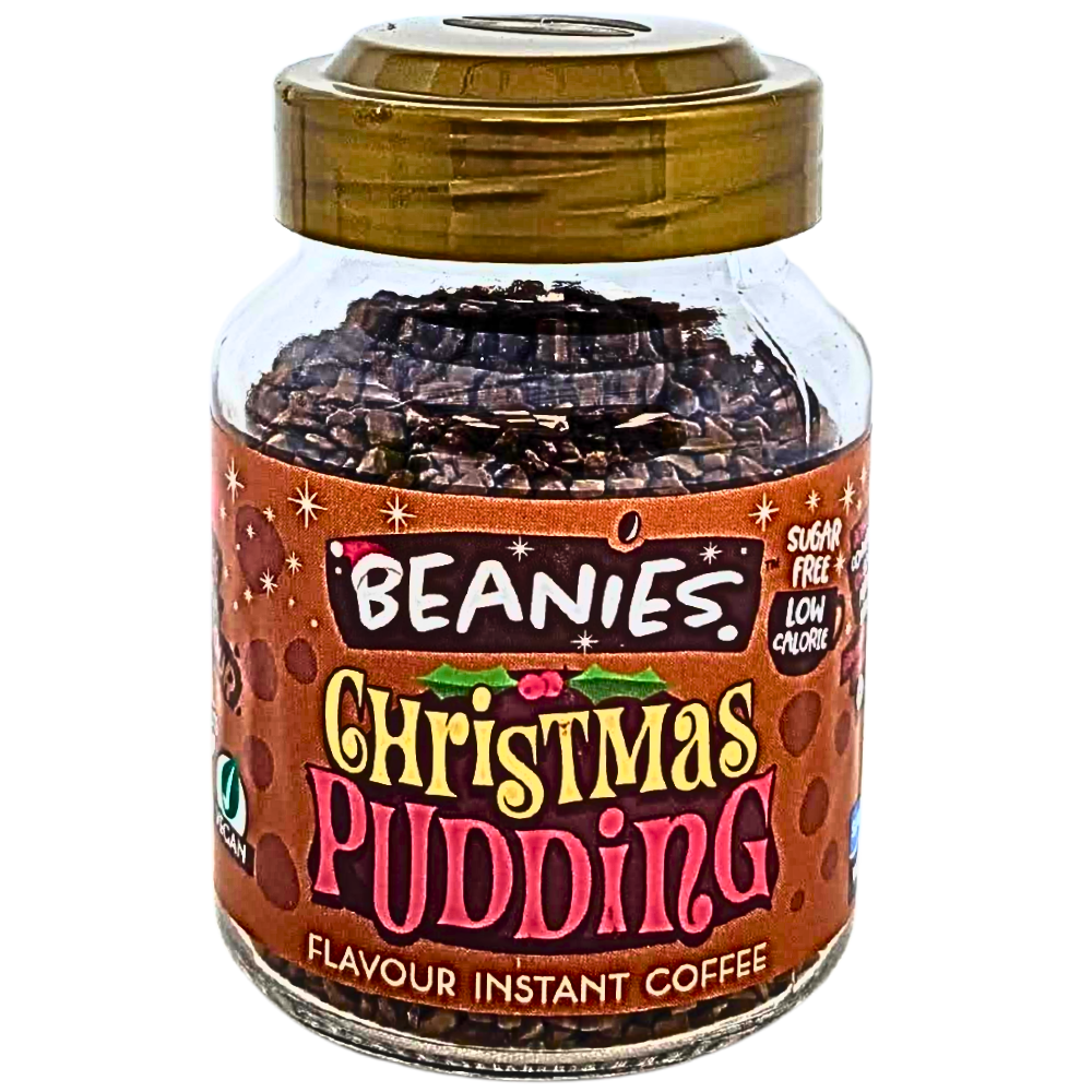 Beanies Christmas Pudding Instant Coffee 50g (UK) - 6 Pack