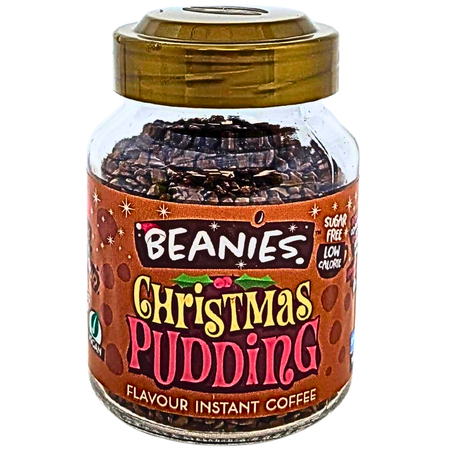 Beanies Christmas Pudding Instant Coffee 50g (UK) - 6 Pack