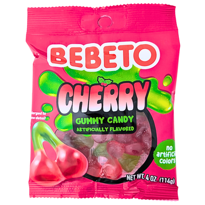 Bebeto Cherry Gummy 4oz - 12 Pack