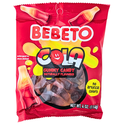 Bebeto Cola Gummy 4oz - 12 Pack