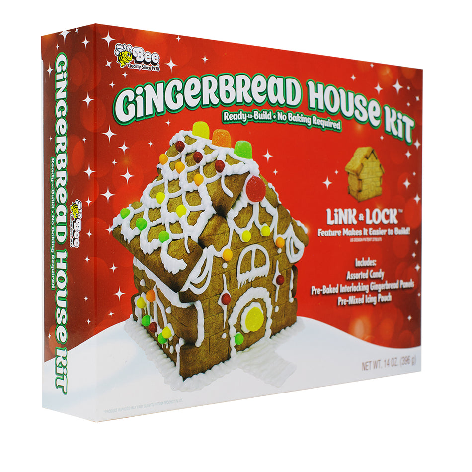 Bee Gingerbread House Kit - 14oz - 6 Pack