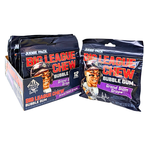 Big League Chew Aaron Judge Grand Slam Grape 2.12oz - 12 Pack