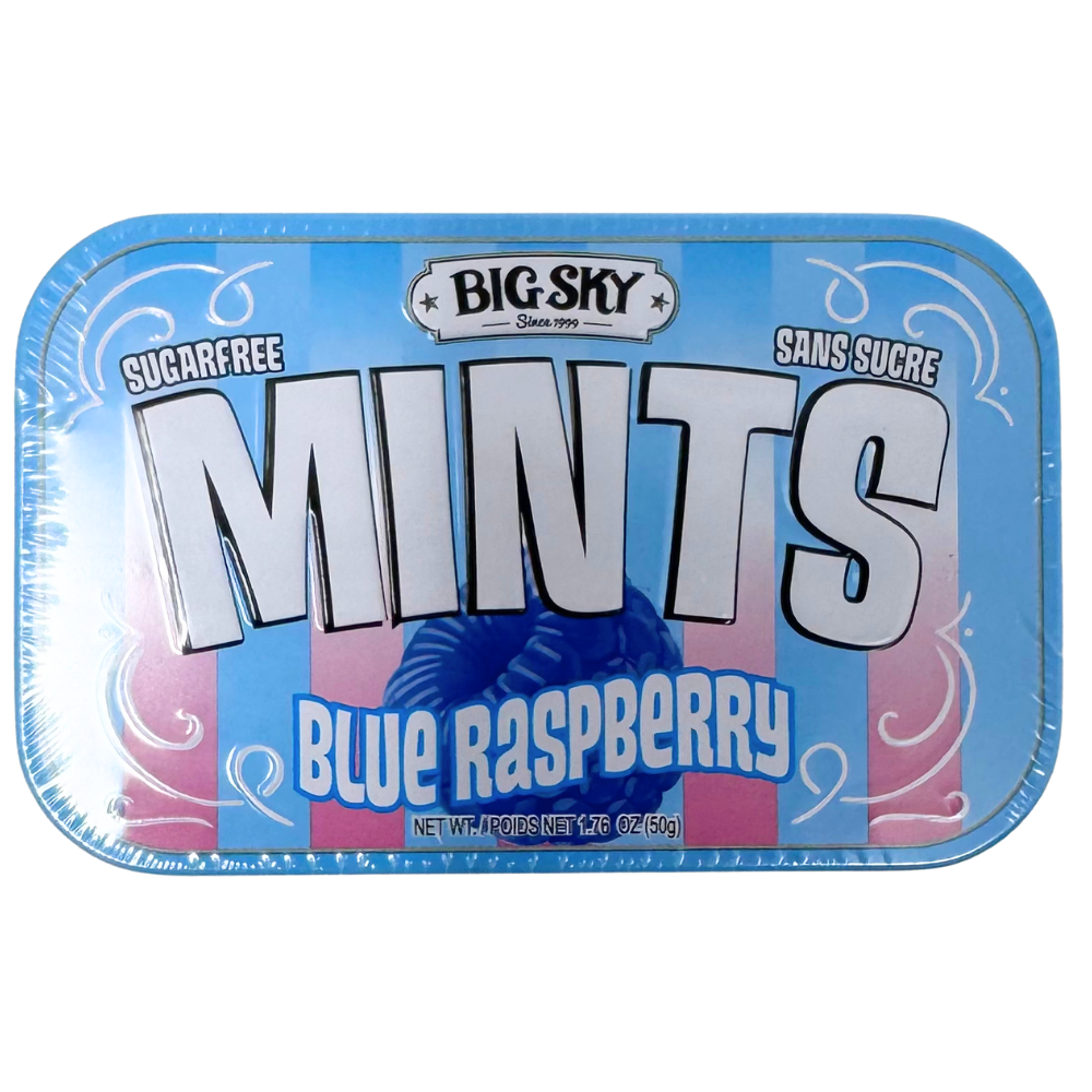 Big Sky Mints Blue Raspberry 50g - 6 Pack