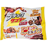 Black Thunder Almond & Hazelnut Mini Chocolate Bars 12ct 139g (Japan) - 12 Pack
