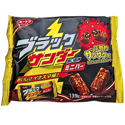 Black Thunder Mini Chocolate Bars 12ct 139g (Japan) - 12 Pack
