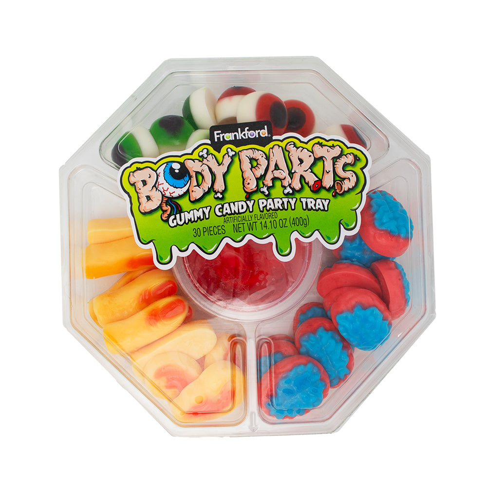 Frankford Body Parts Gummy Candy Party Tray 400g - 6 Pack 