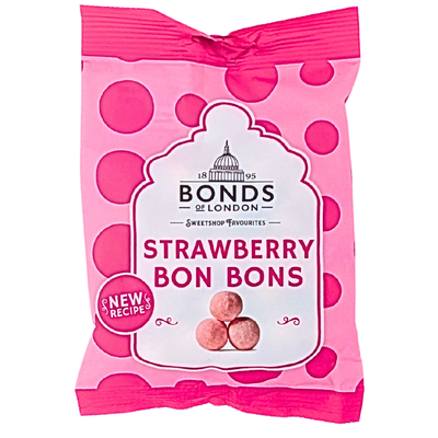 Bonds Strawberry Bon Bons 110g (UK) - 12 Pack