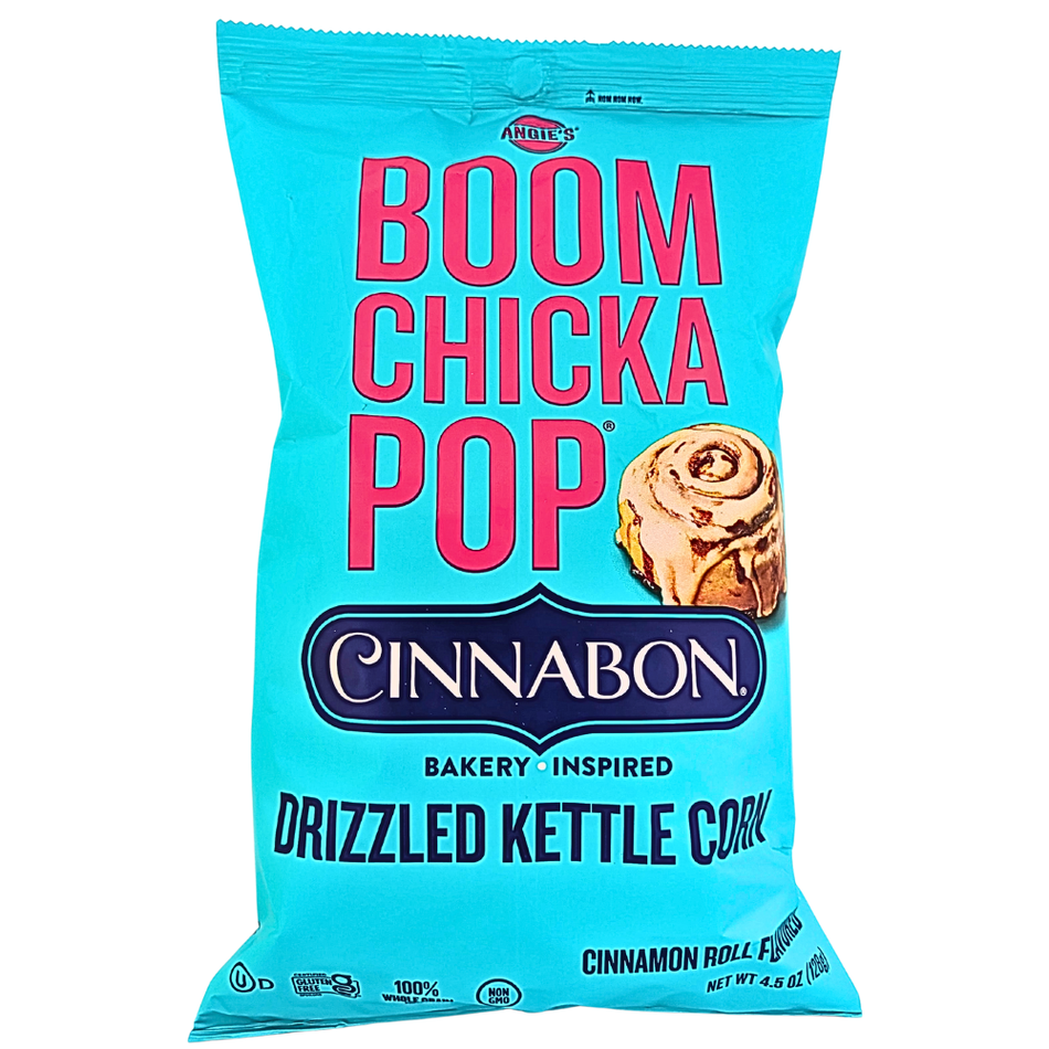 Boom Chicka Pop Cinnabon Kettle Corn 128g - 6 Pack