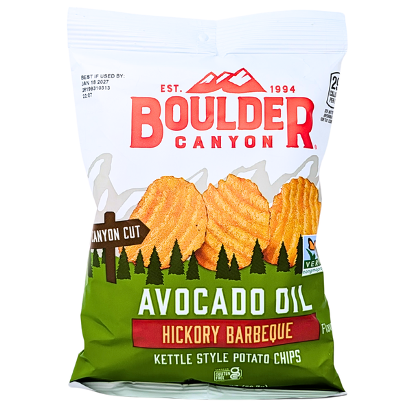 Boulder Kettle Chips Hickory Barbeque 2oz - 16 Pack