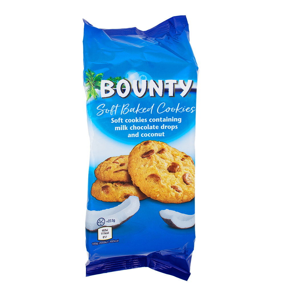 Bounty Soft Baked Cookies (UK) 180g - 8 Pack