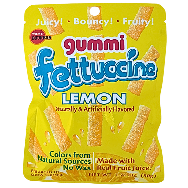 Bourbon Gummi Fettuccine Lemon (Japan) 50g - 10 Pack