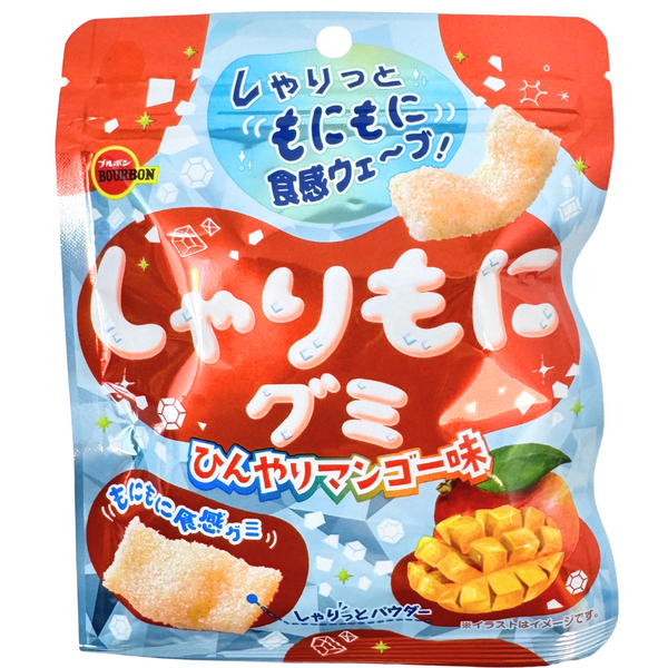 Bourbon Sharimoni Cool Mango Gummy (Japan) 57g - 10 Pack