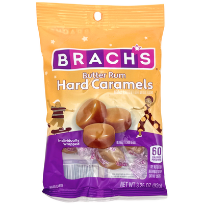 Brach's Butter Rum Hard Candy 3.25oz - 12 Pack
