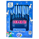 Brach's Blueberry Candy Canes 12ct 5.3oz - 24 Pack