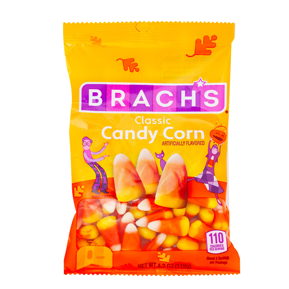 Brach's Candy Corn Peg Bag 4.2oz - 18 Pack